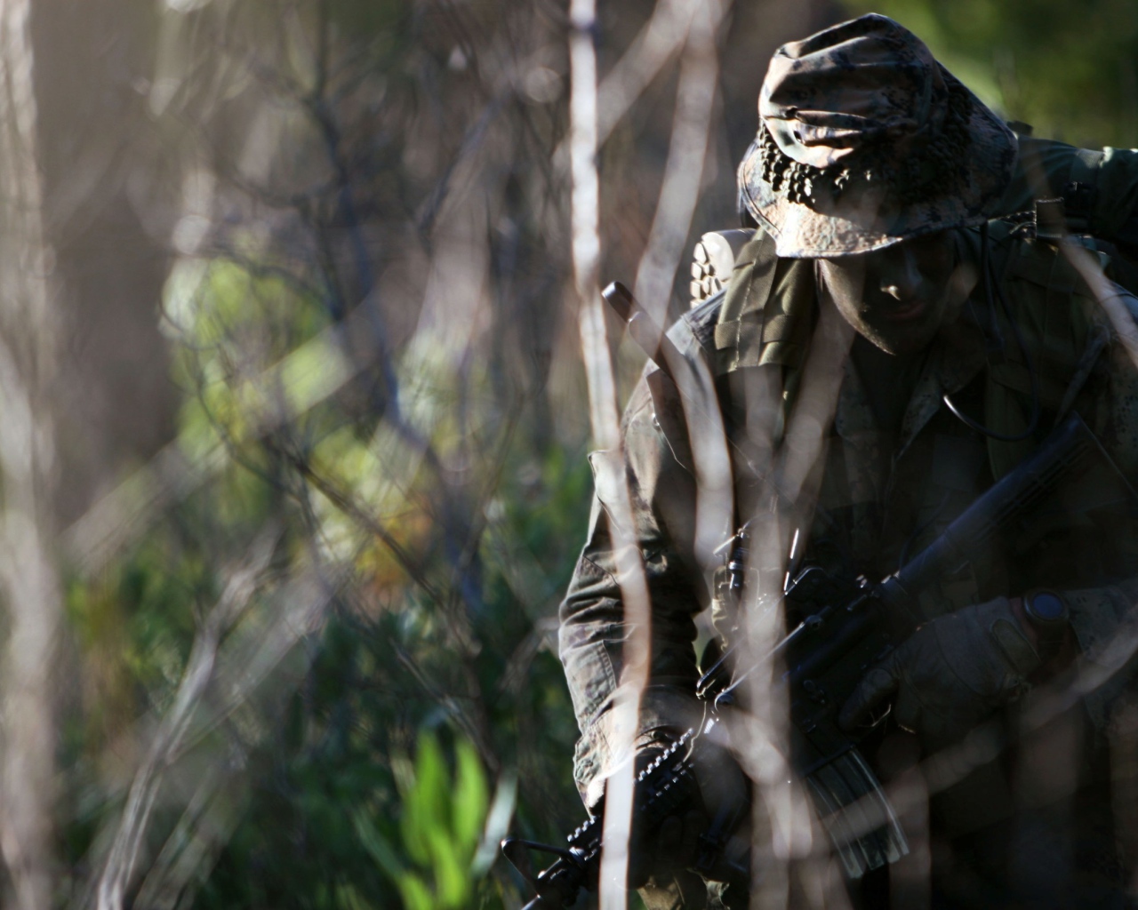 Солдат на задании