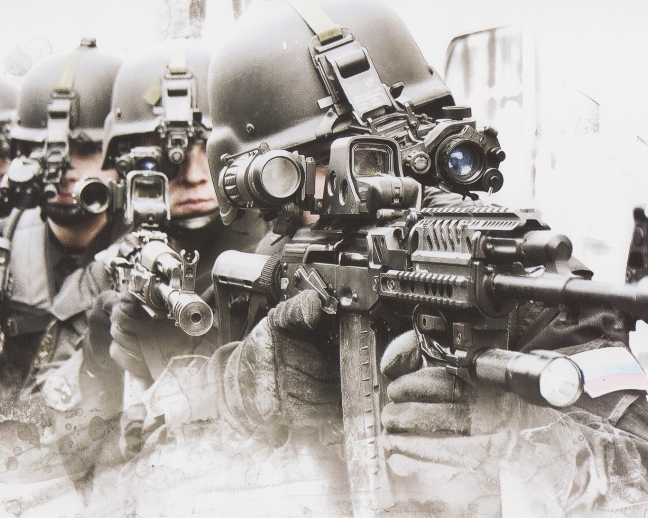 Четыре солдата спецназа