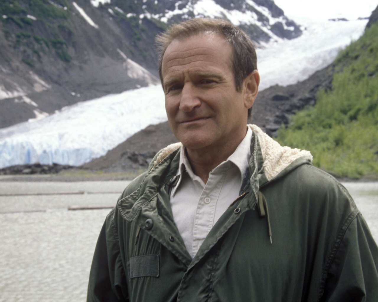 Актер Робин Уильямс на севере