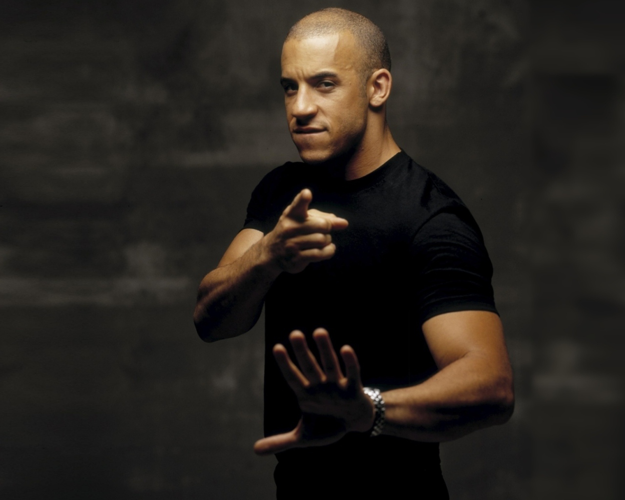 Голливудский актер Вин Дизель