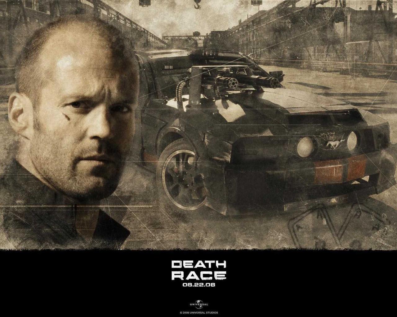 Джейсон Стэтхэм в кино Смертельная гонка