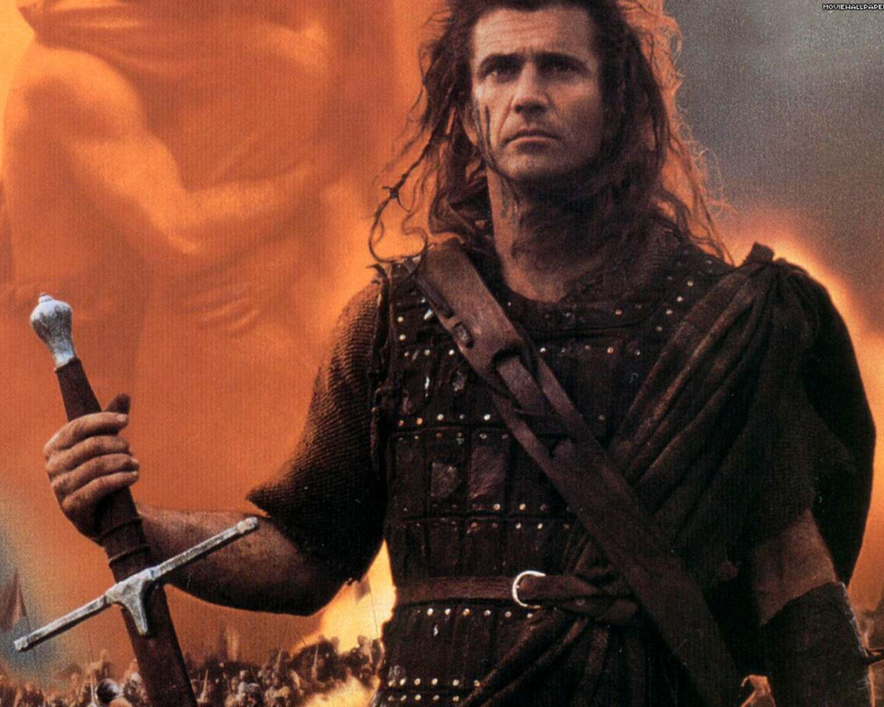 Мел Гибсон из фильма Храброе сердце