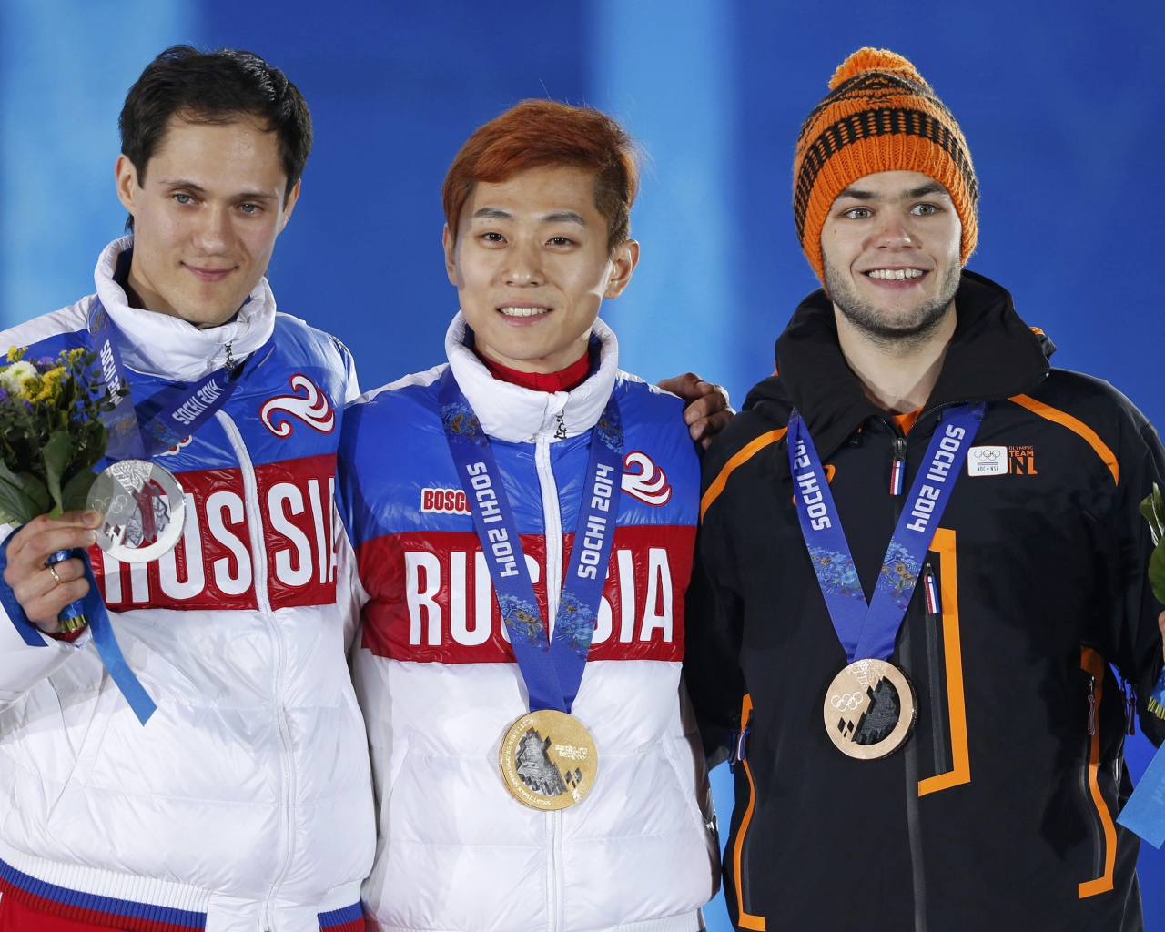 На пьедестале Олимпиады Виктор Ан