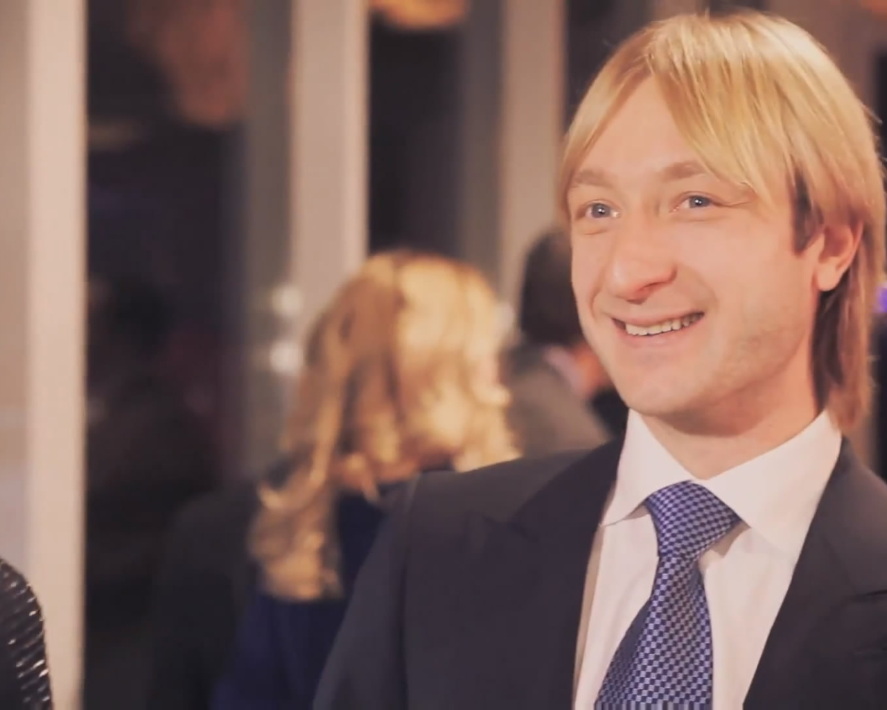 Улыбчивый Евгений Плющенко