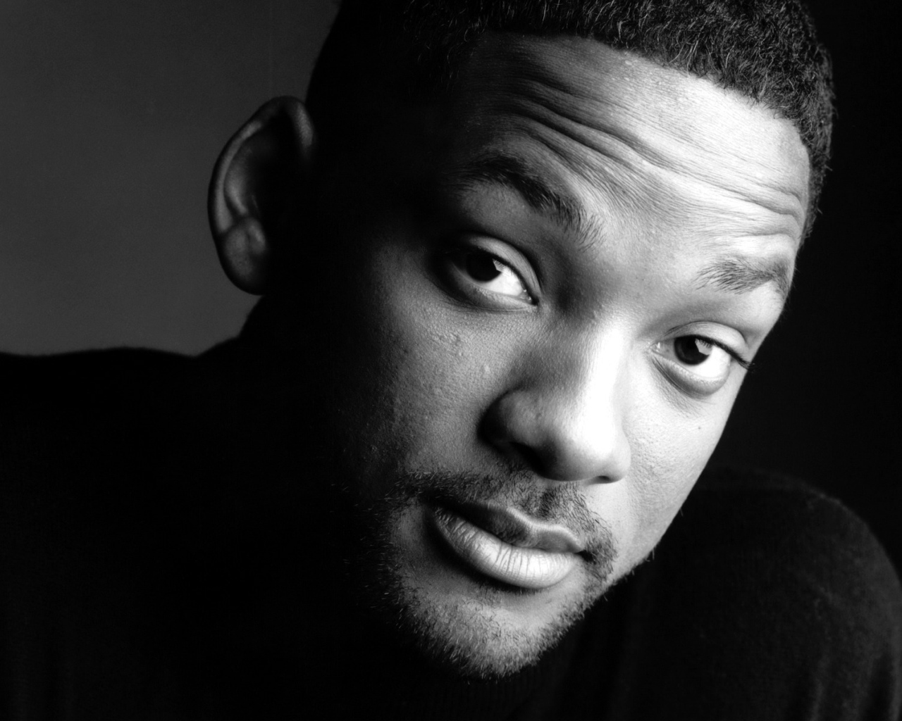 Уилл Смит в черно-белом