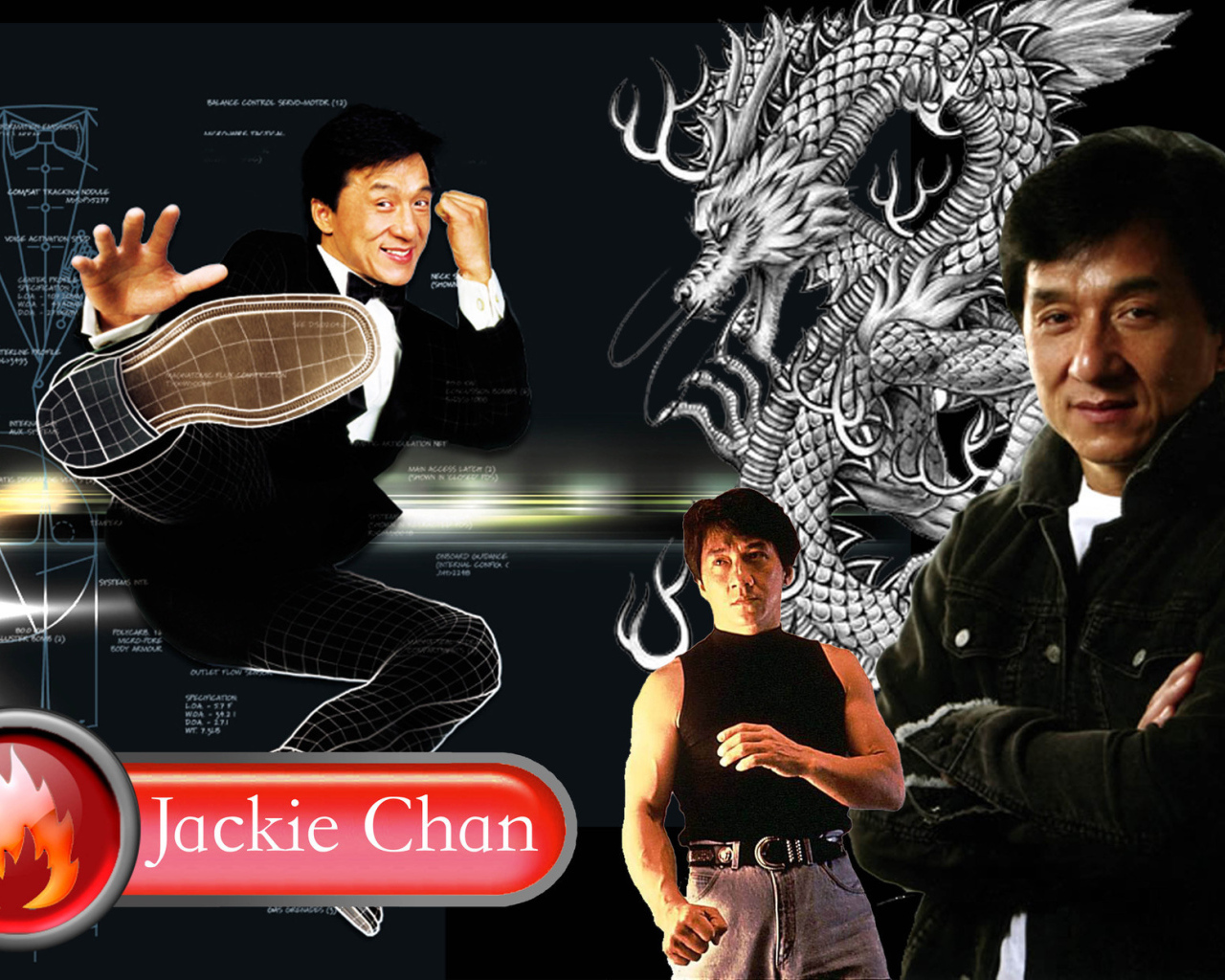 Популярный Голливудский Киноактер Джеки Чан