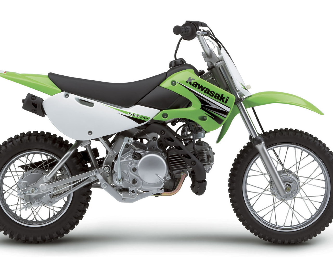Красивый мотоцикл Kawasaki KLX 110