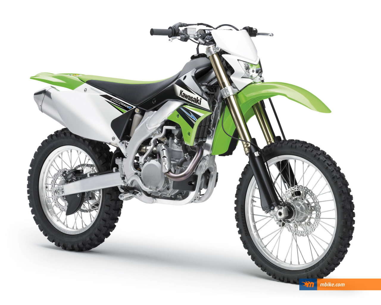 Красивый мотоцикл Kawasaki KLX 450 R