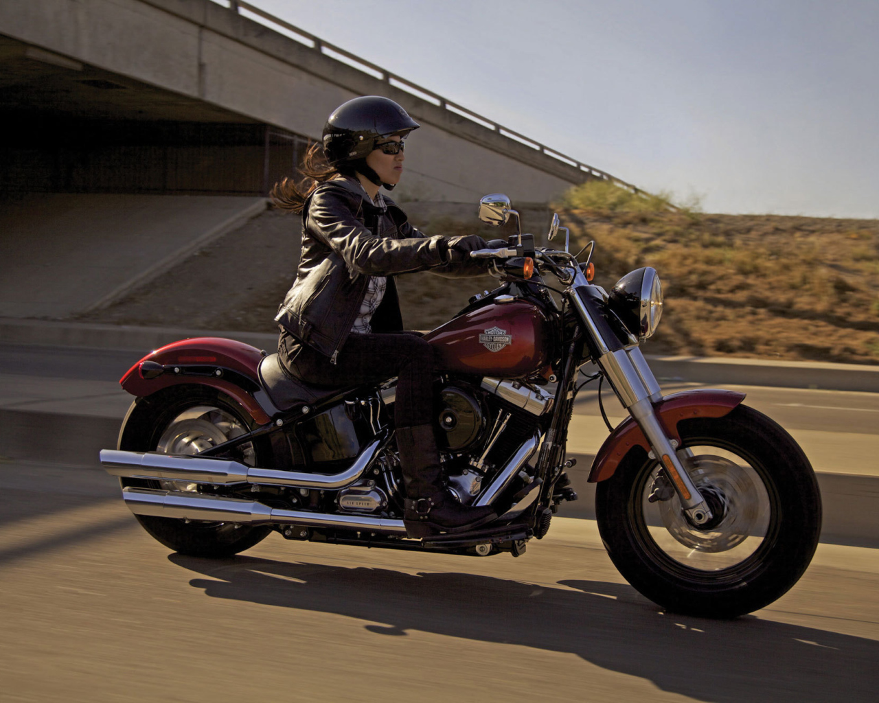 Красивый мотоцикл в москве Harley-Davidson Softail Blackline
