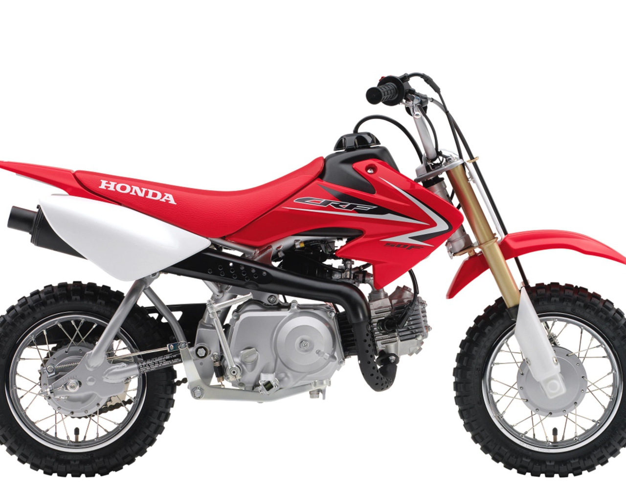 Мотоцикл модели Honda CRF 110 F
