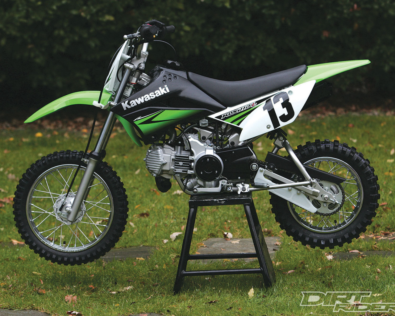 Мотоцикл модели Kawasaki KLX 125