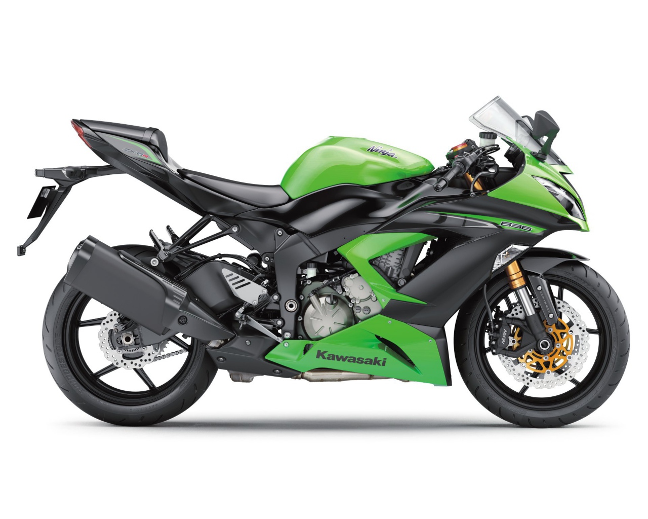 Мотоцикл модели Kawasaki Ninja ZX-6R 636 Performance