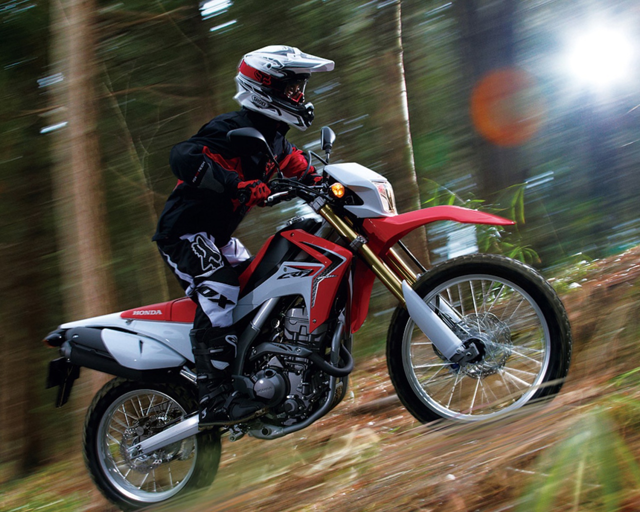 Быстрый мотоцикл Honda CRF 250 L