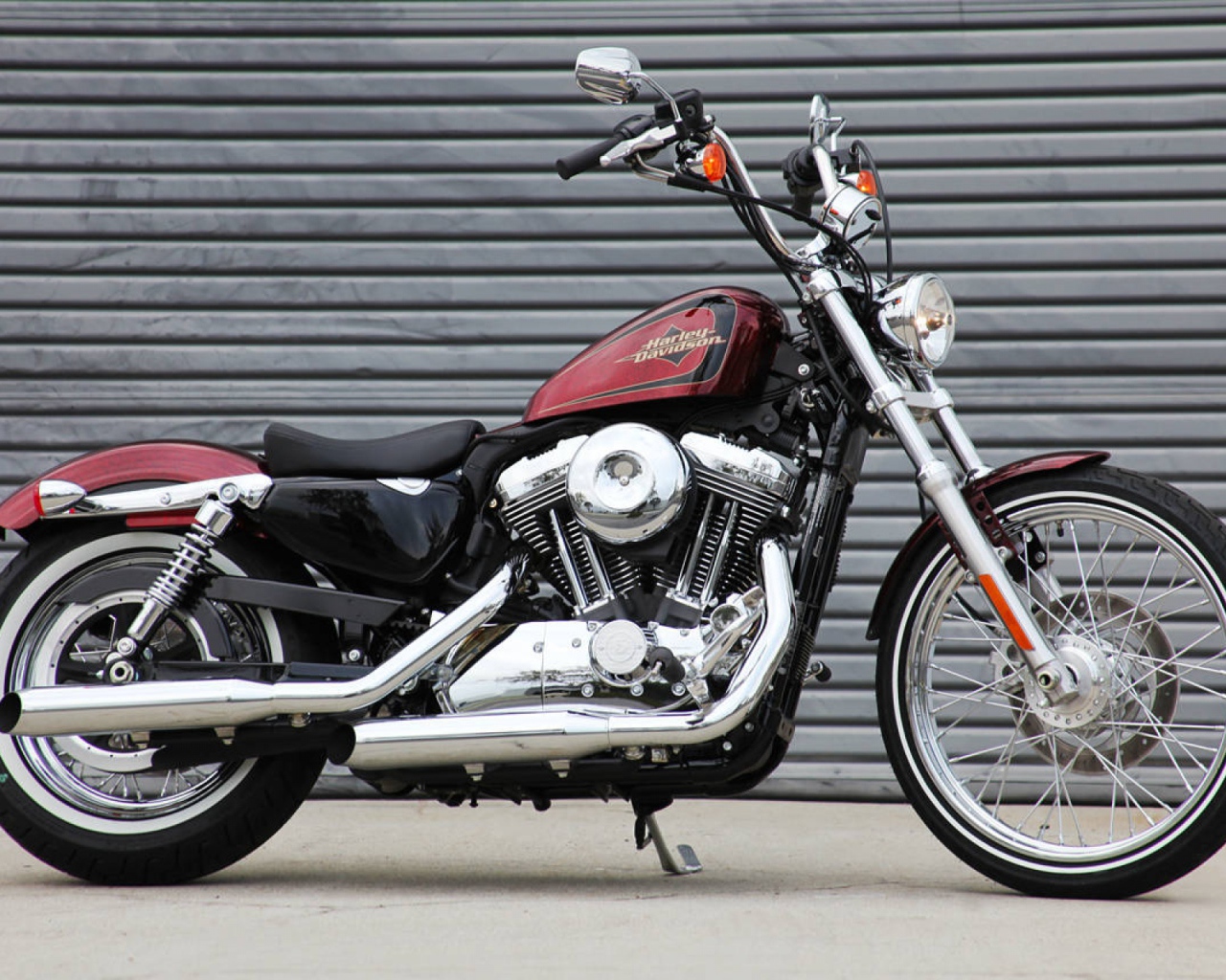 Быстрый мотоцикл Harley-Davidson XL 1200V Sportster Seventy-Two
