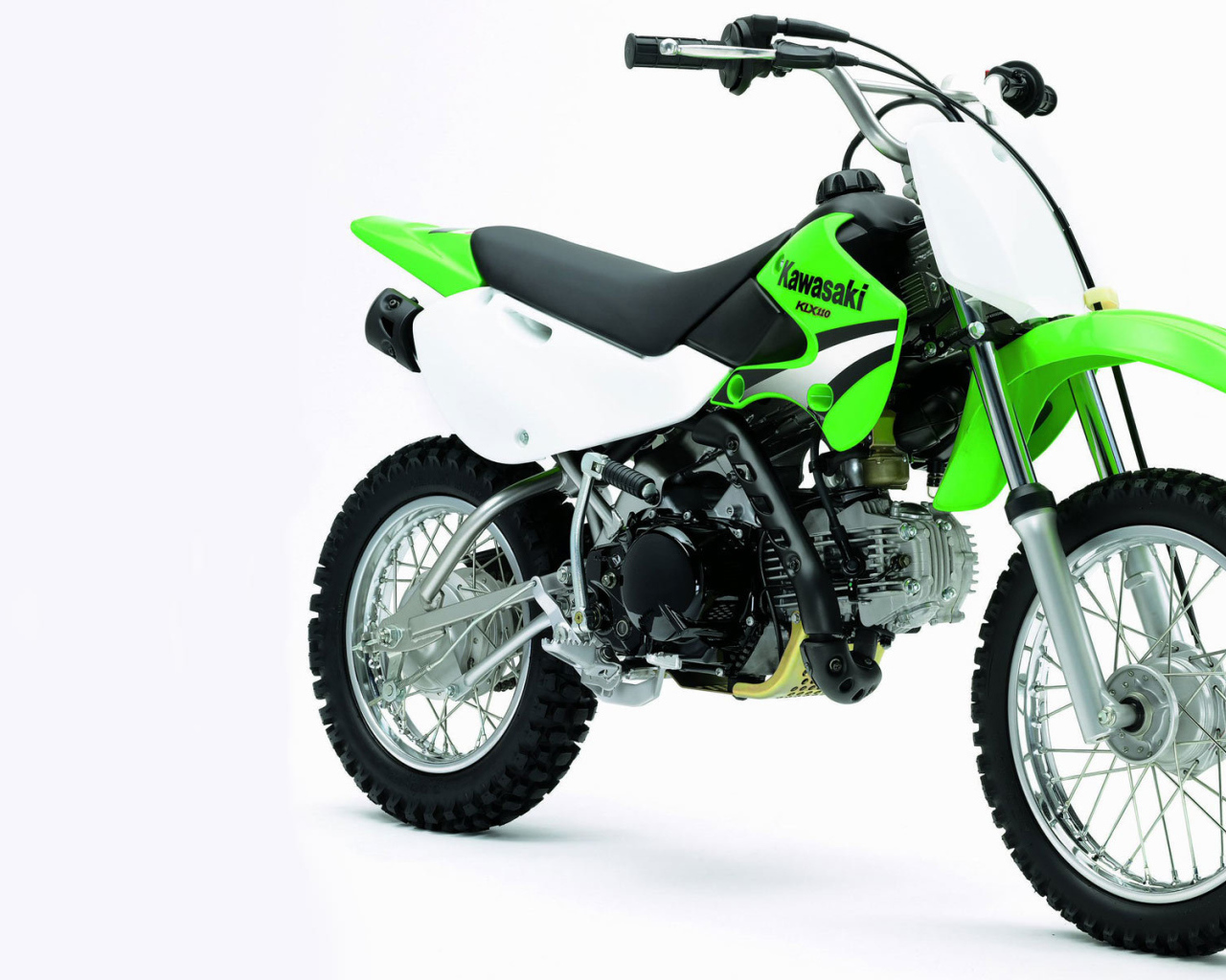 Быстрый мотоцикл Kawasaki KLX 110