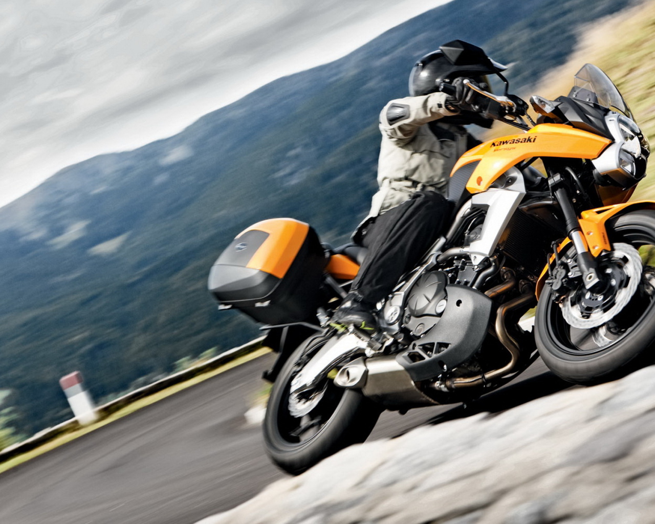 Невероятный мотоцикл Kawasaki Versys