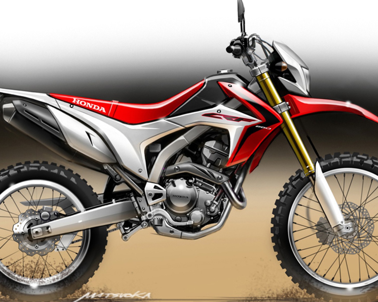 Невероятно быстрый мотоцикл Honda CRF 250 L