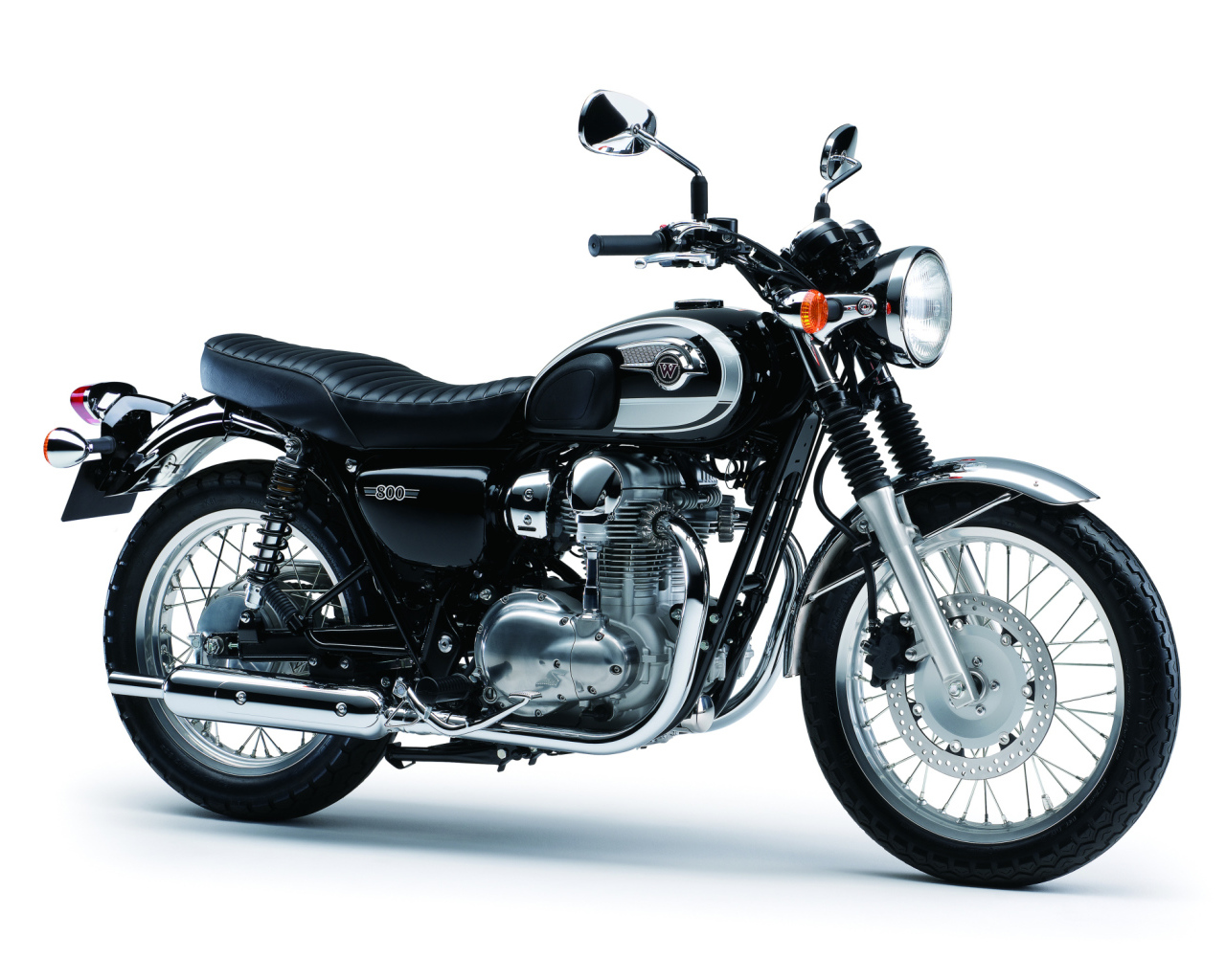 Невероятно быстрый мотоцикл Kawasaki W 800