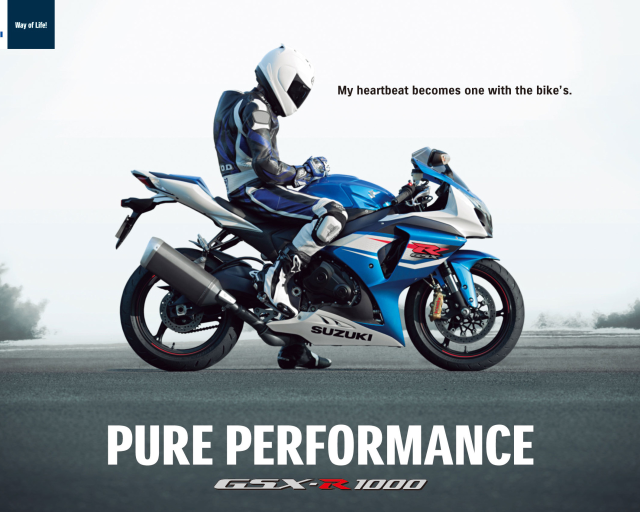 Невероятно быстрый мотоцикл Suzuki  GSX-R 1000