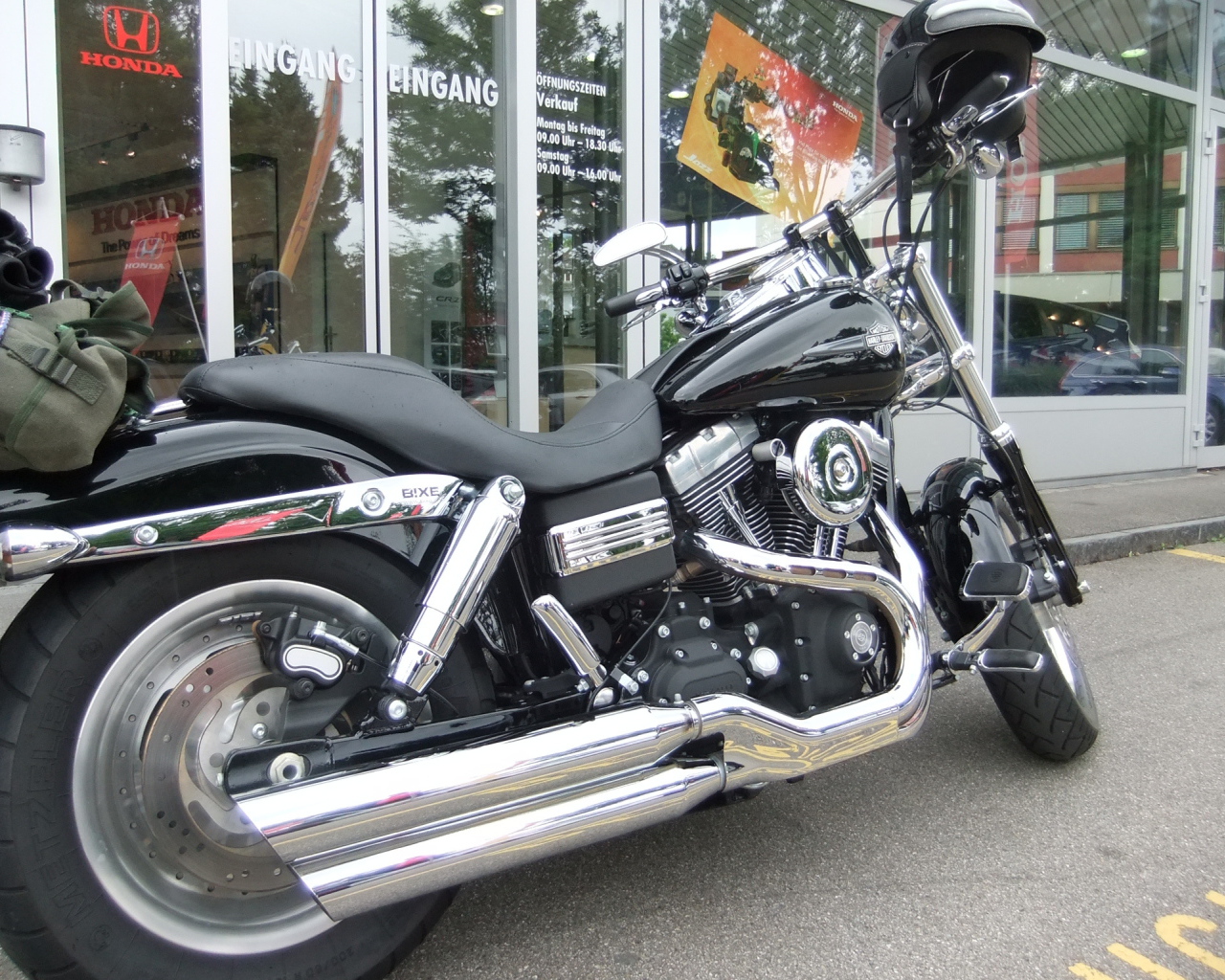 Невероятно быстрый мотоцикл Harley-Davidson Dyna Fat Bob