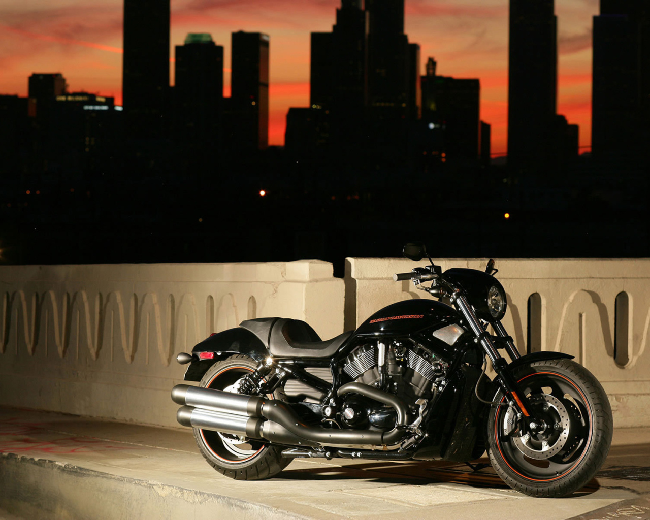 Невероятно быстрый мотоцикл Harley-Davidson Night Rod Special