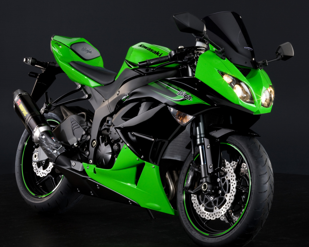 Невероятно быстрый мотоцикл Kawasaki Ninja ZX-6R