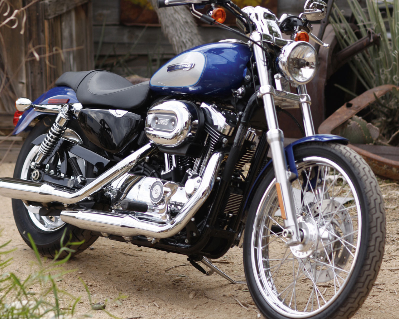 Новый надежный мотоцикл Harley-Davidson XL 1200C Sportster Custom