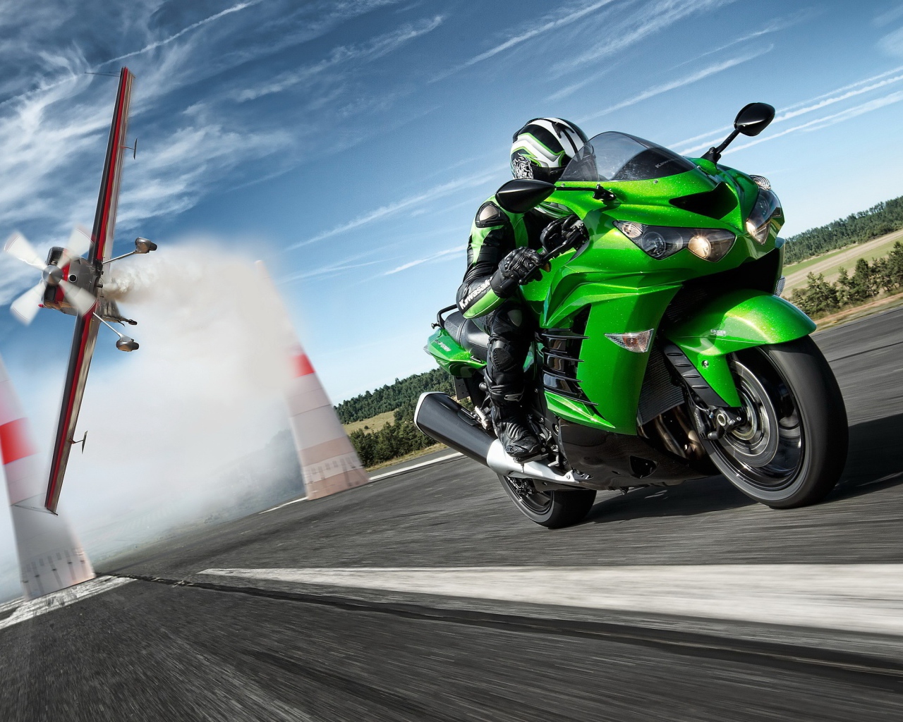 Новый надежный мотоцикл Kawasaki ZZR 1400