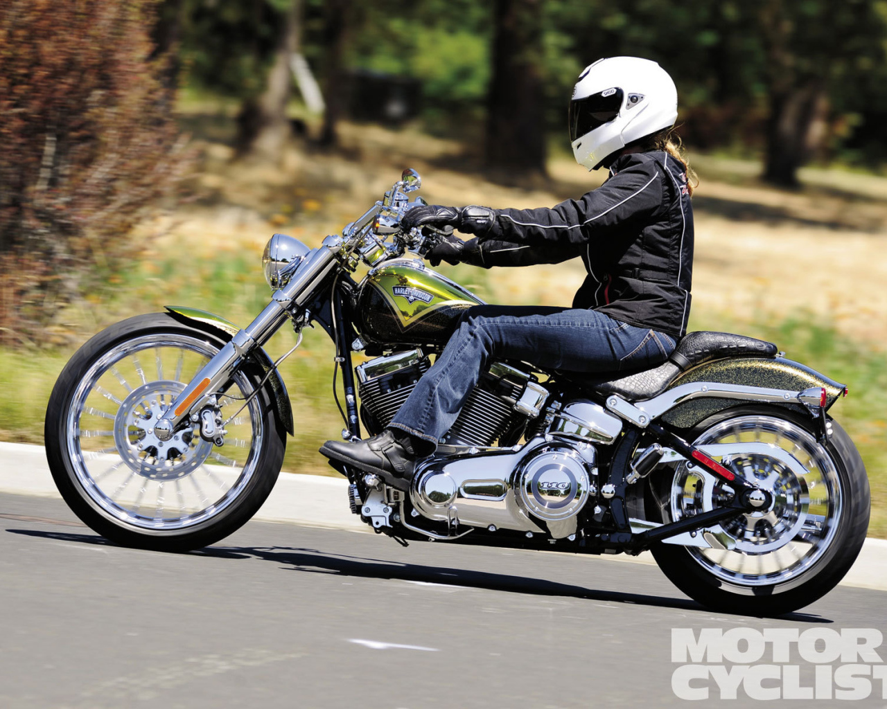 Популярный мотоцикл Harley-Davidson CVO Breakout