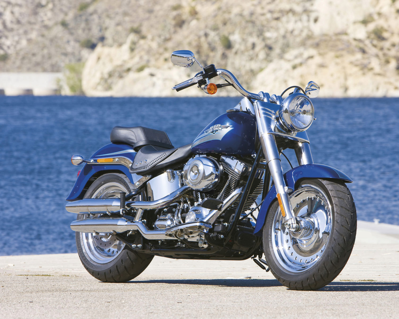 Популярный мотоцикл Harley-Davidson Fat Boy