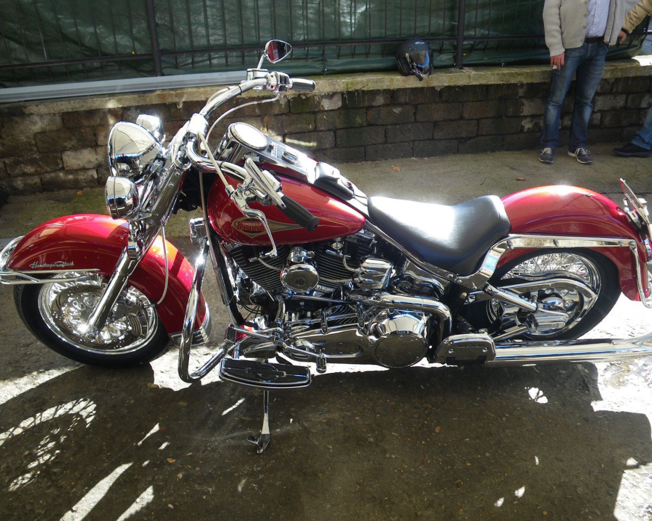 Популярный мотоцикл Harley-Davidson Heritage Softail