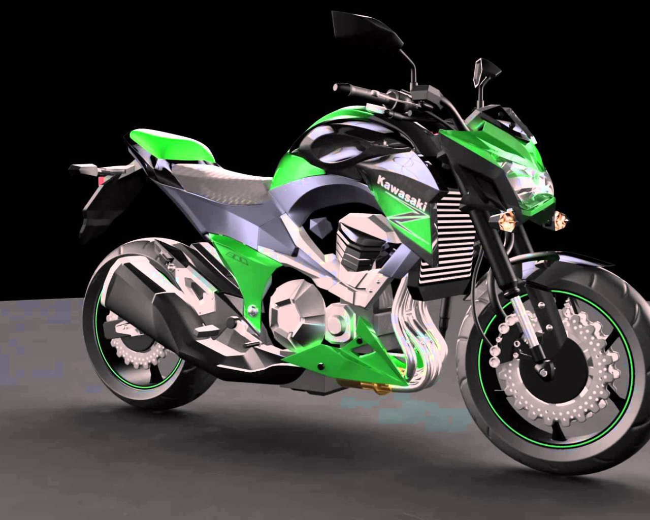 Популярный мотоцикл Kawasaki Z 800