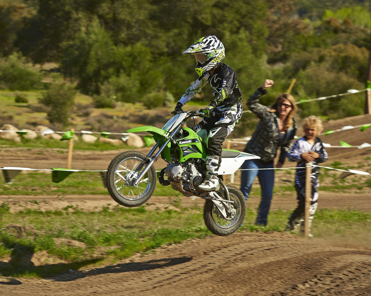 Надежный мотоцикл Kawasaki KLX 110