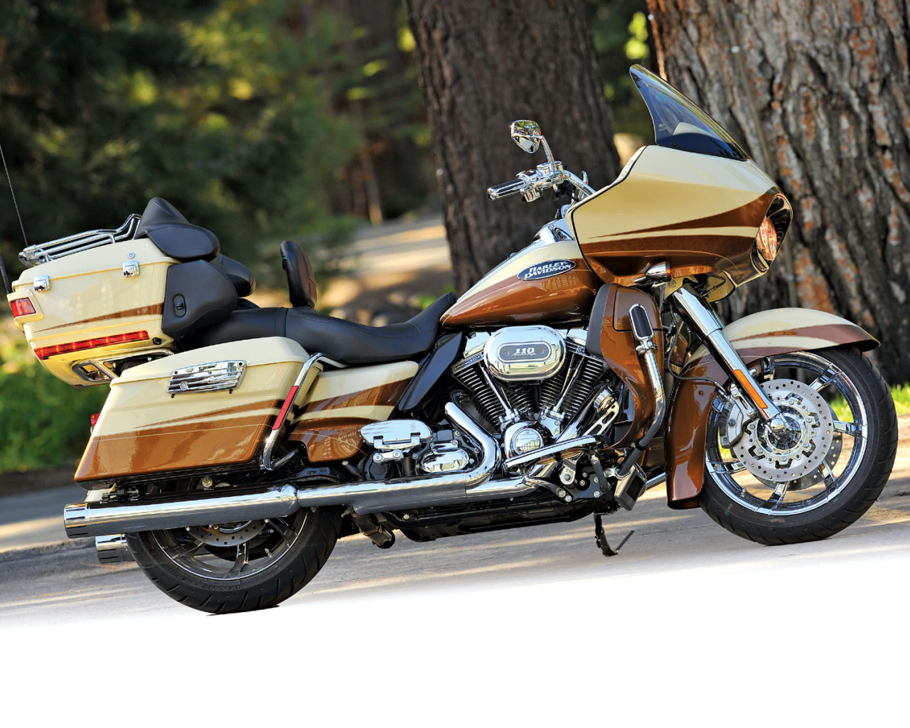 Надежный мотоцикл Harley-Davidson CVO Road Glide Custom