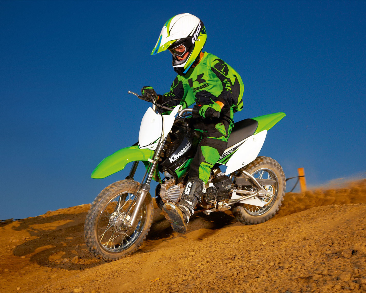 Тест-драйв мотоцикла Kawasaki KLX 110