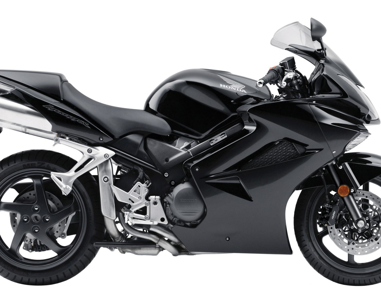 Мотоцикл Honda перехватчик черный