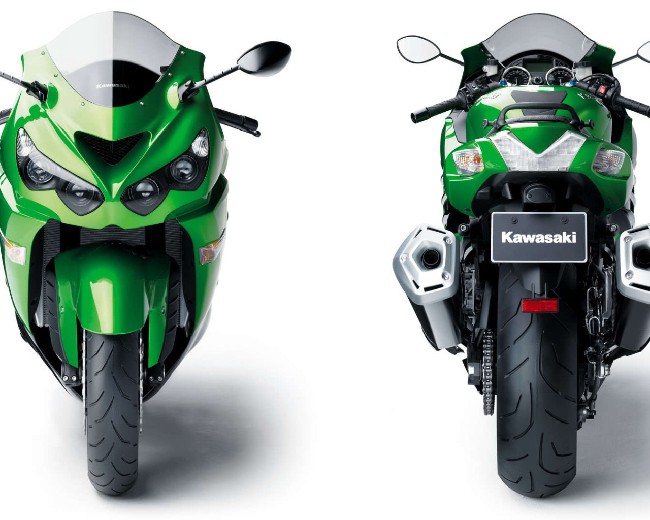 Невероятно быстрый мотоцикл Kawasaki ZZR 1400