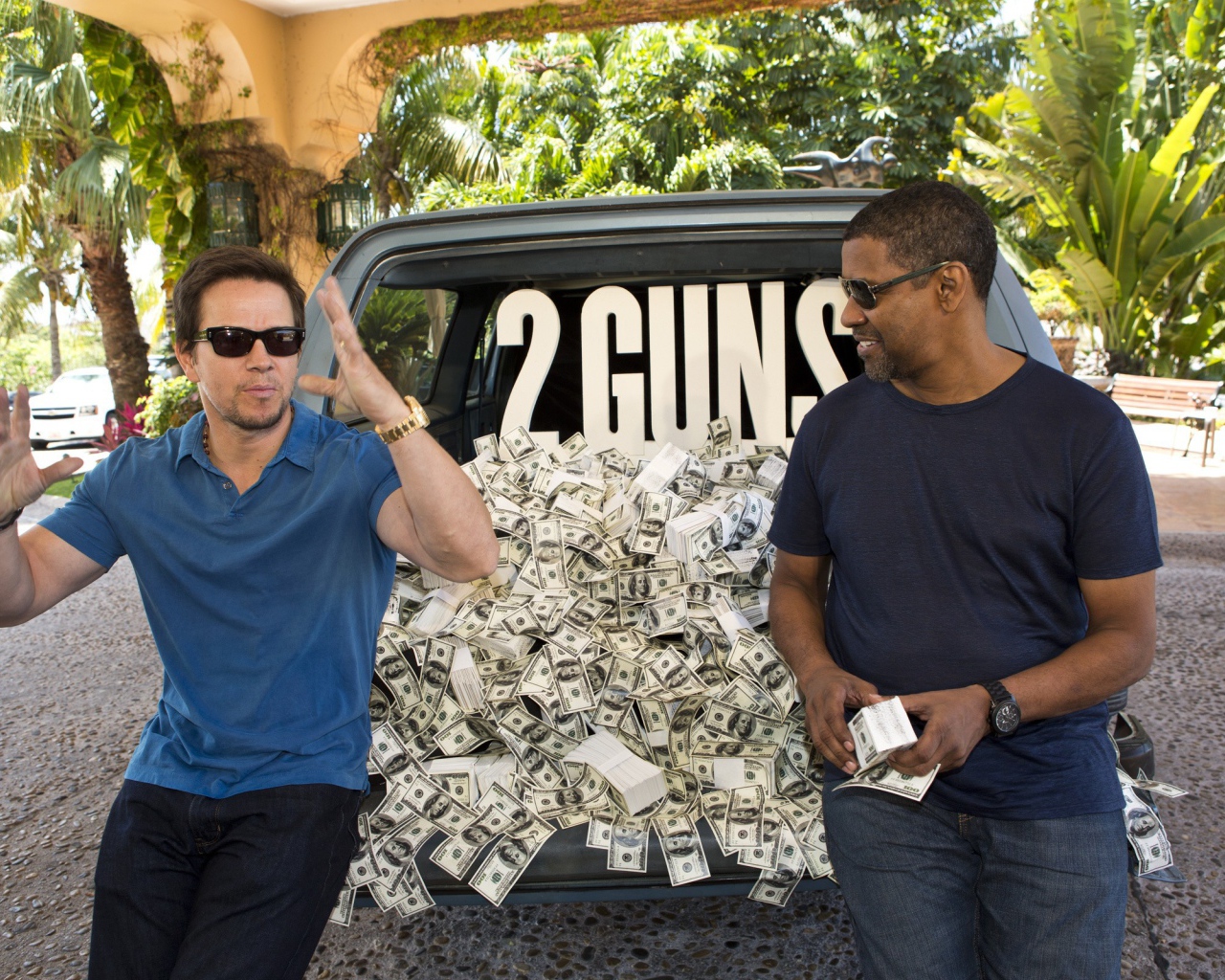 2 пушки и деньги