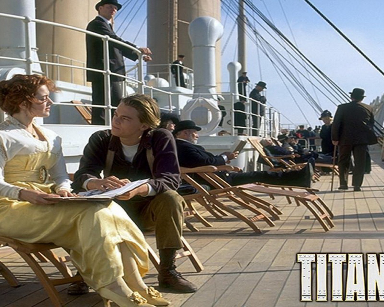 Сцена из фильма Титаник