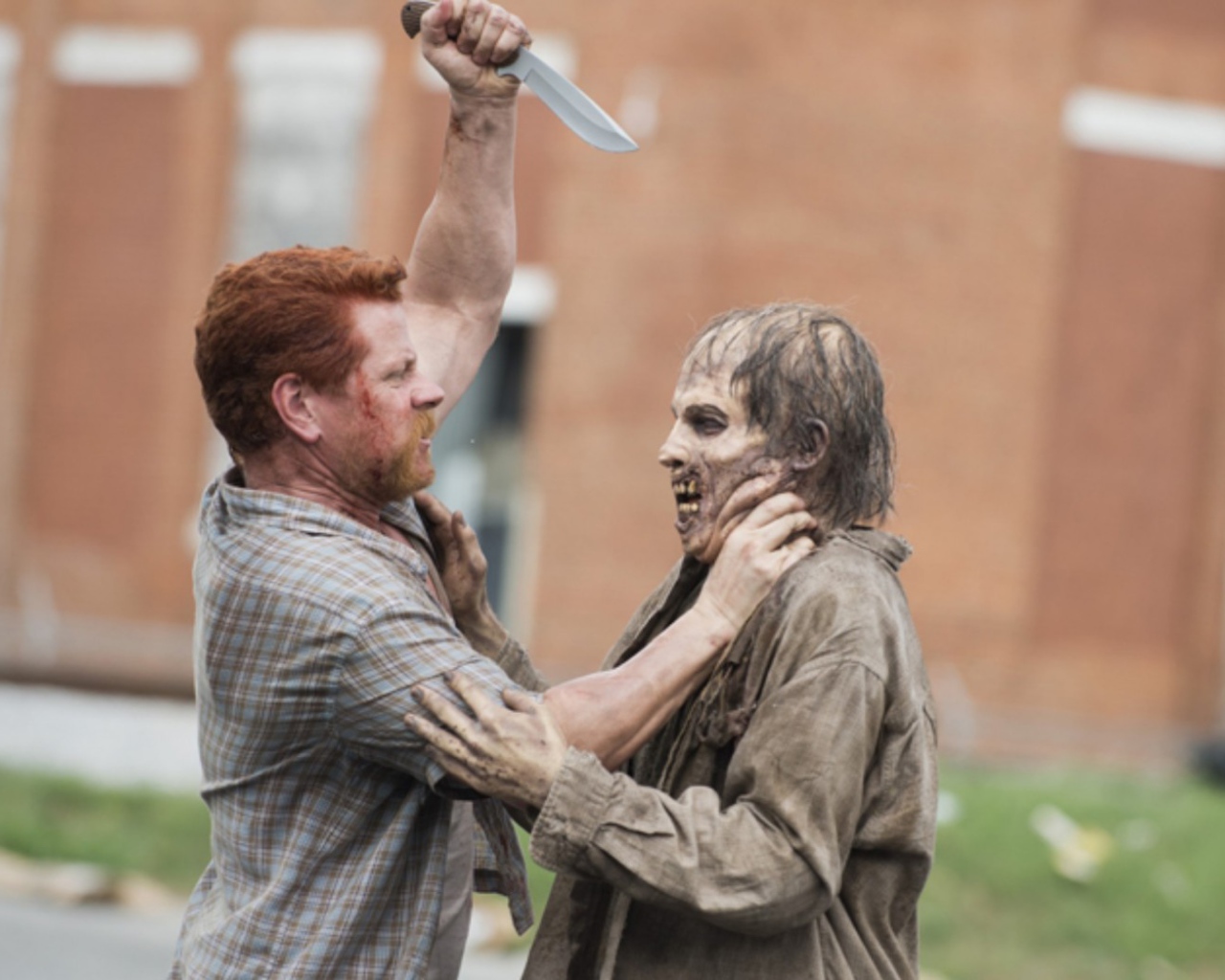 Расправа с зомби в Ходячих мертвецах