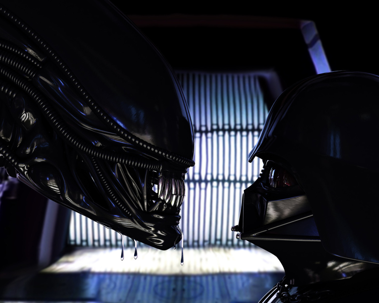 Дарт Вейдер и чужой