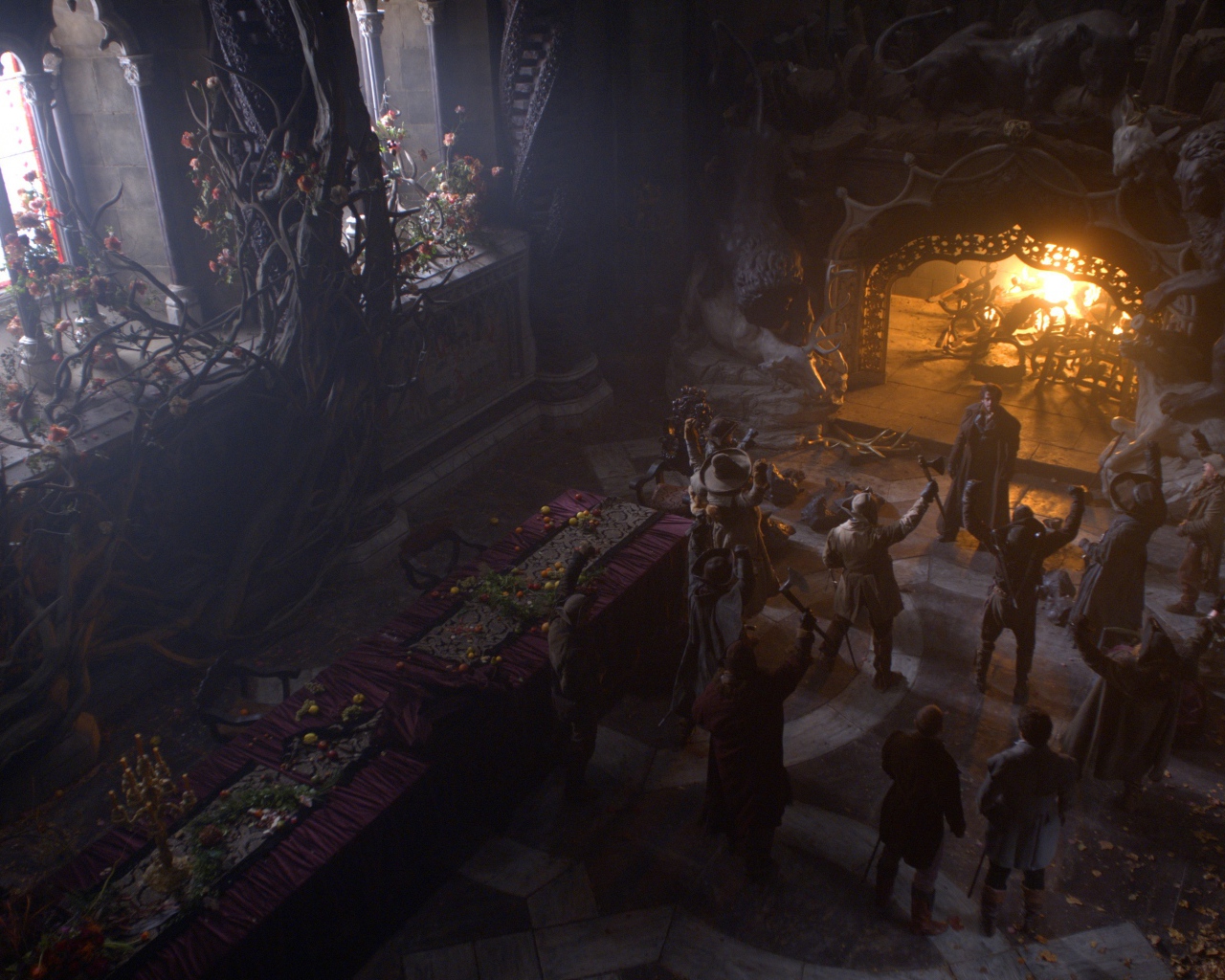 Красавица и чудовище разбойники в замке