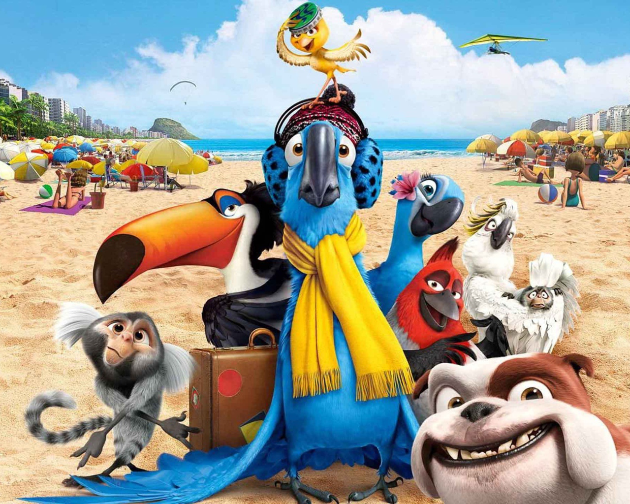 Рио 2 на пляже
