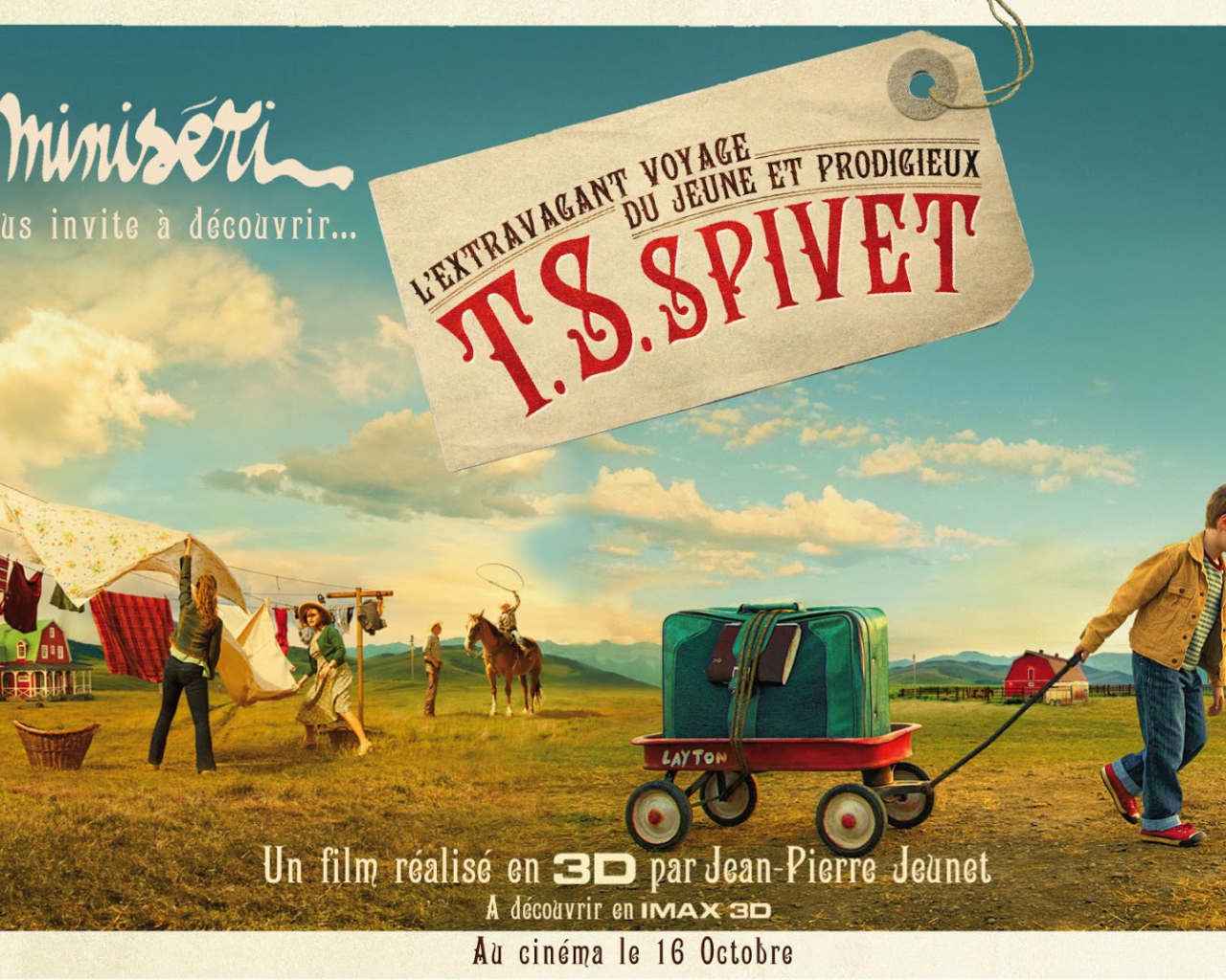 Постер фильма Невероятное путешествие мистера Спивета 2014