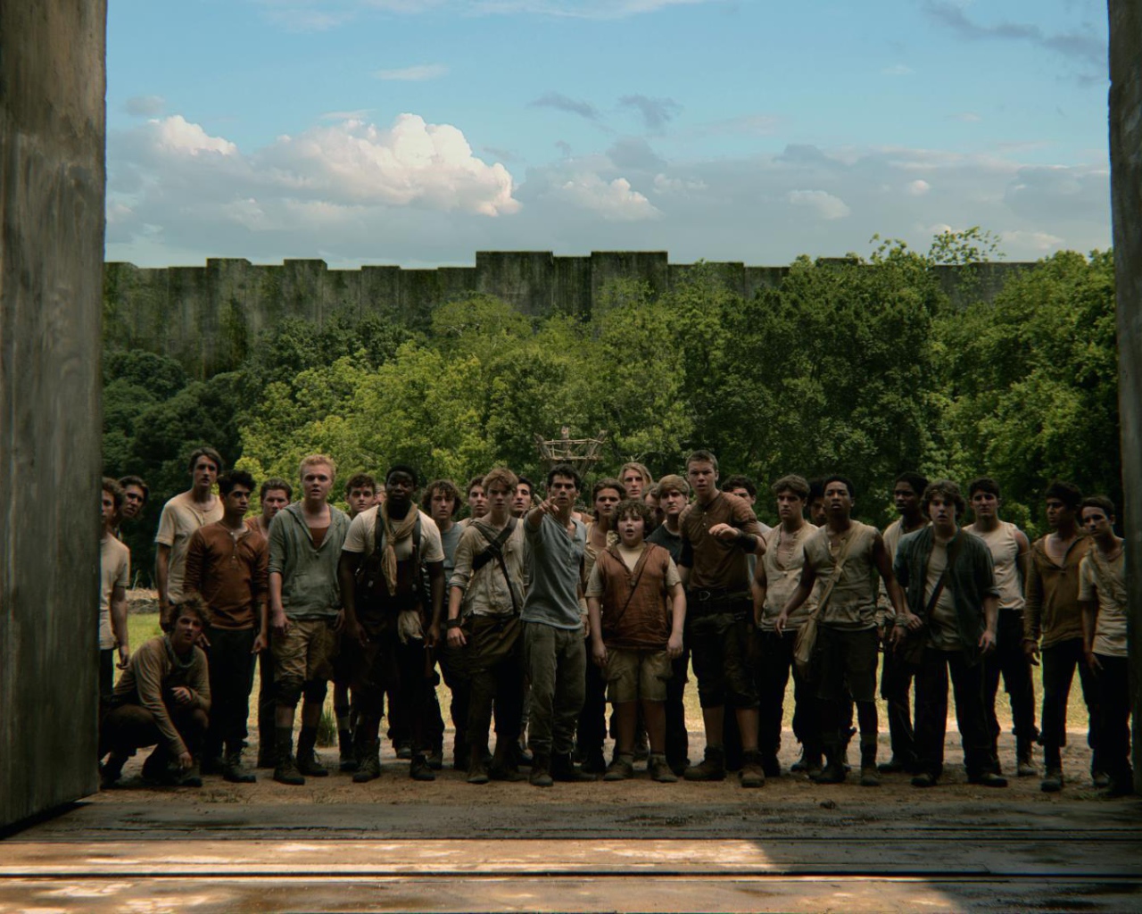 Бегущий по лабиринту  вход в лабиринт