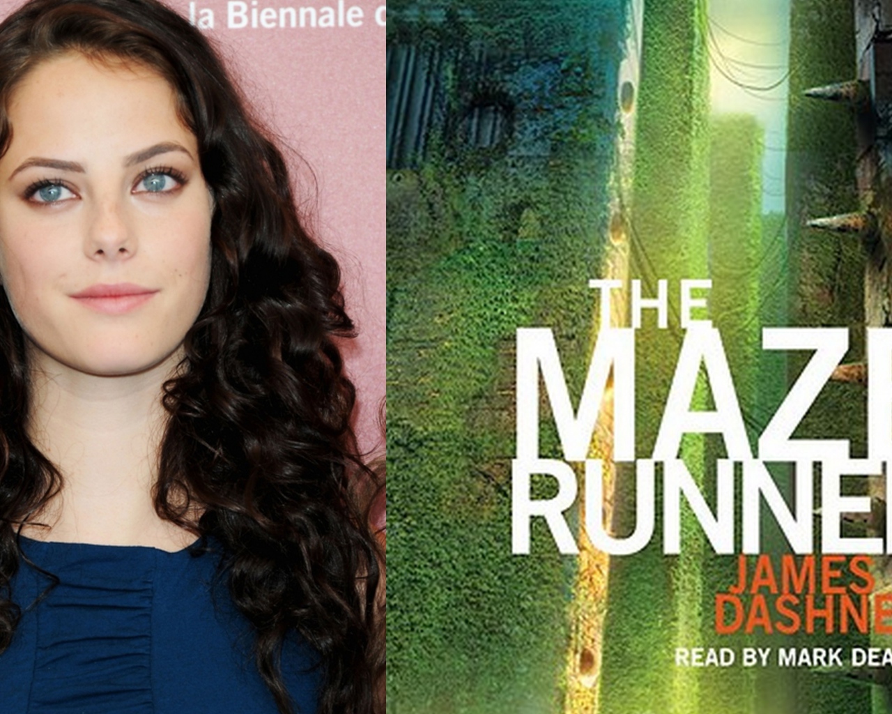 Бегущий по лабиринту милая девушка