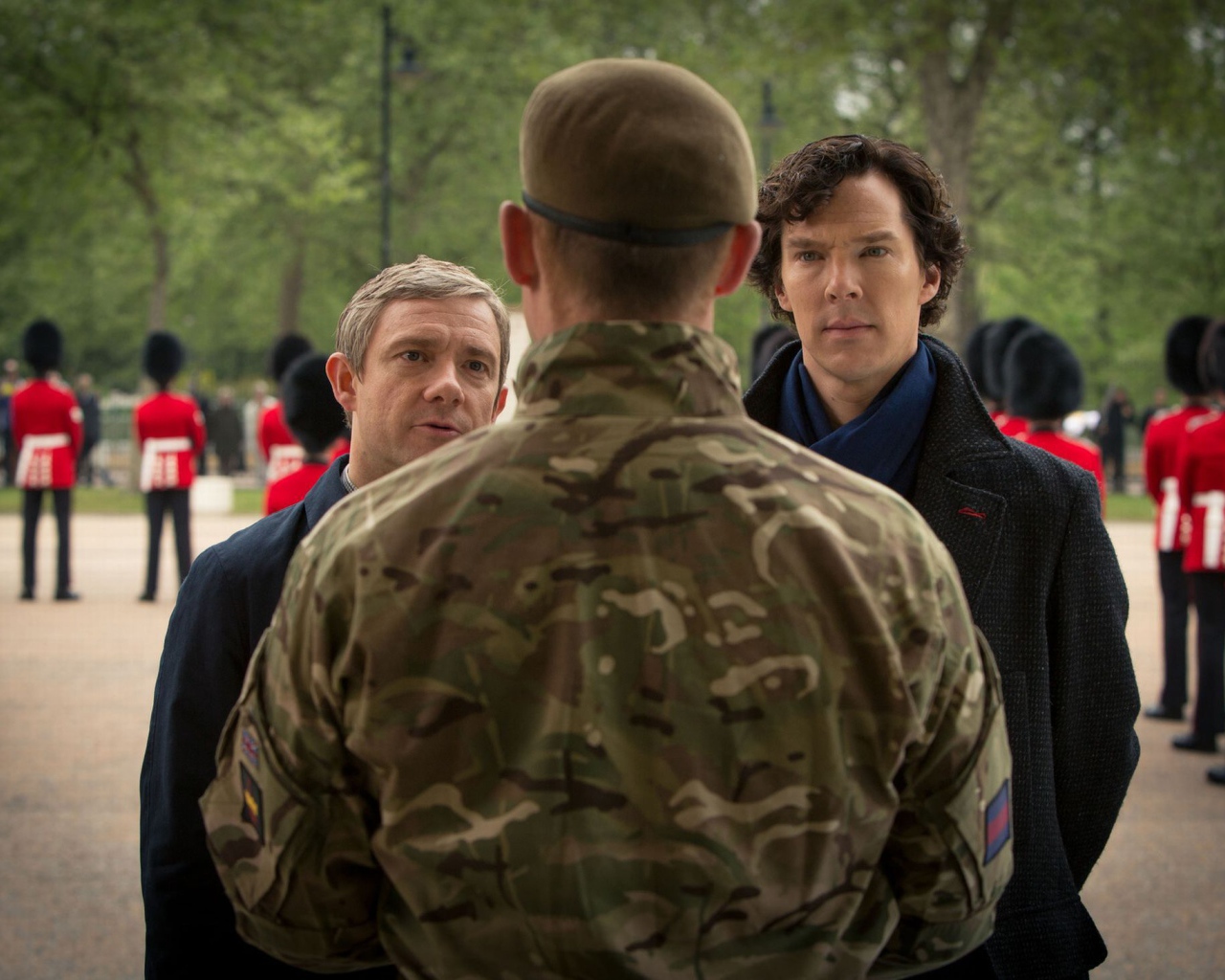 Беседа с военным в сериале Шерлок