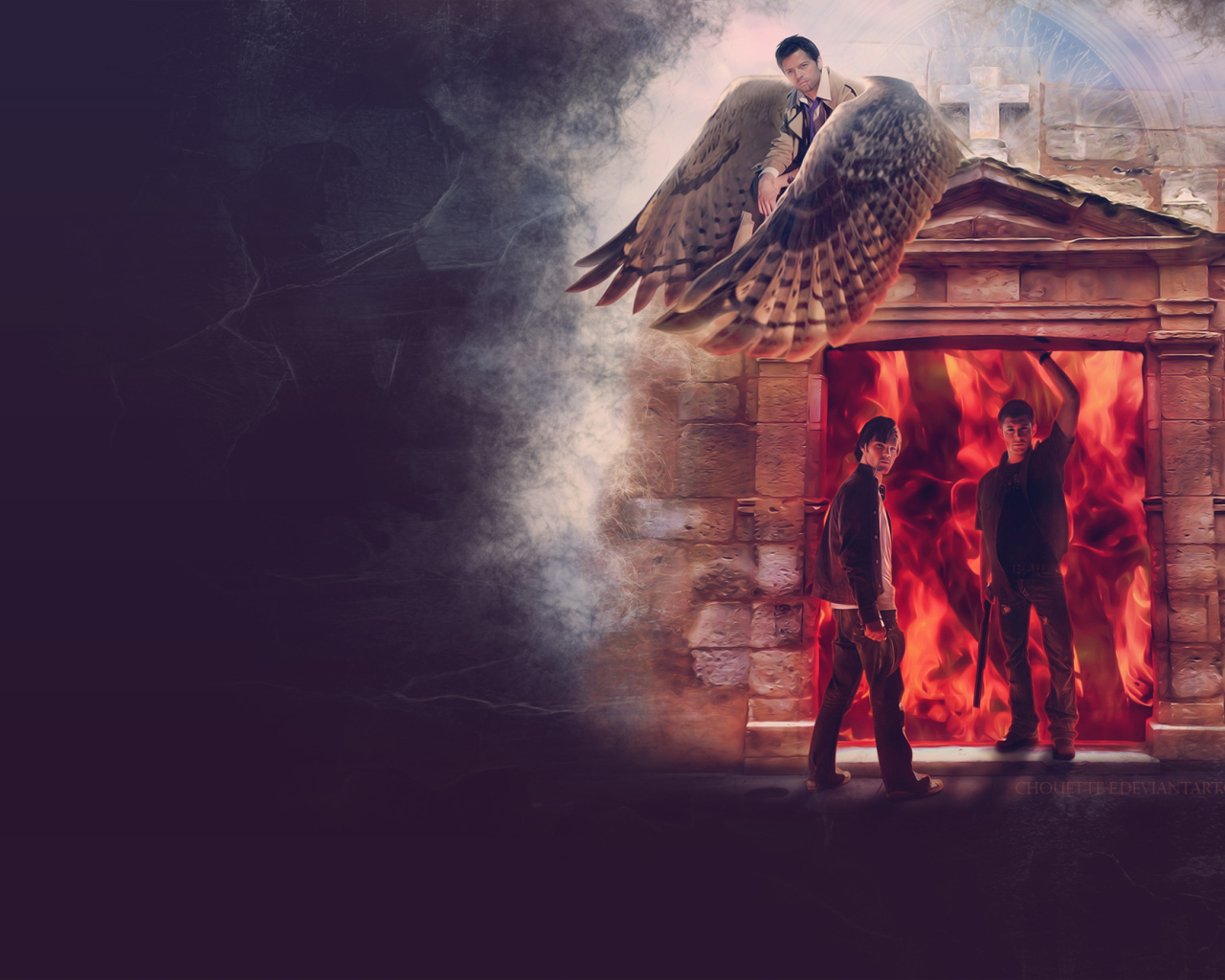 Врата ада из сериала Сверхъестественное