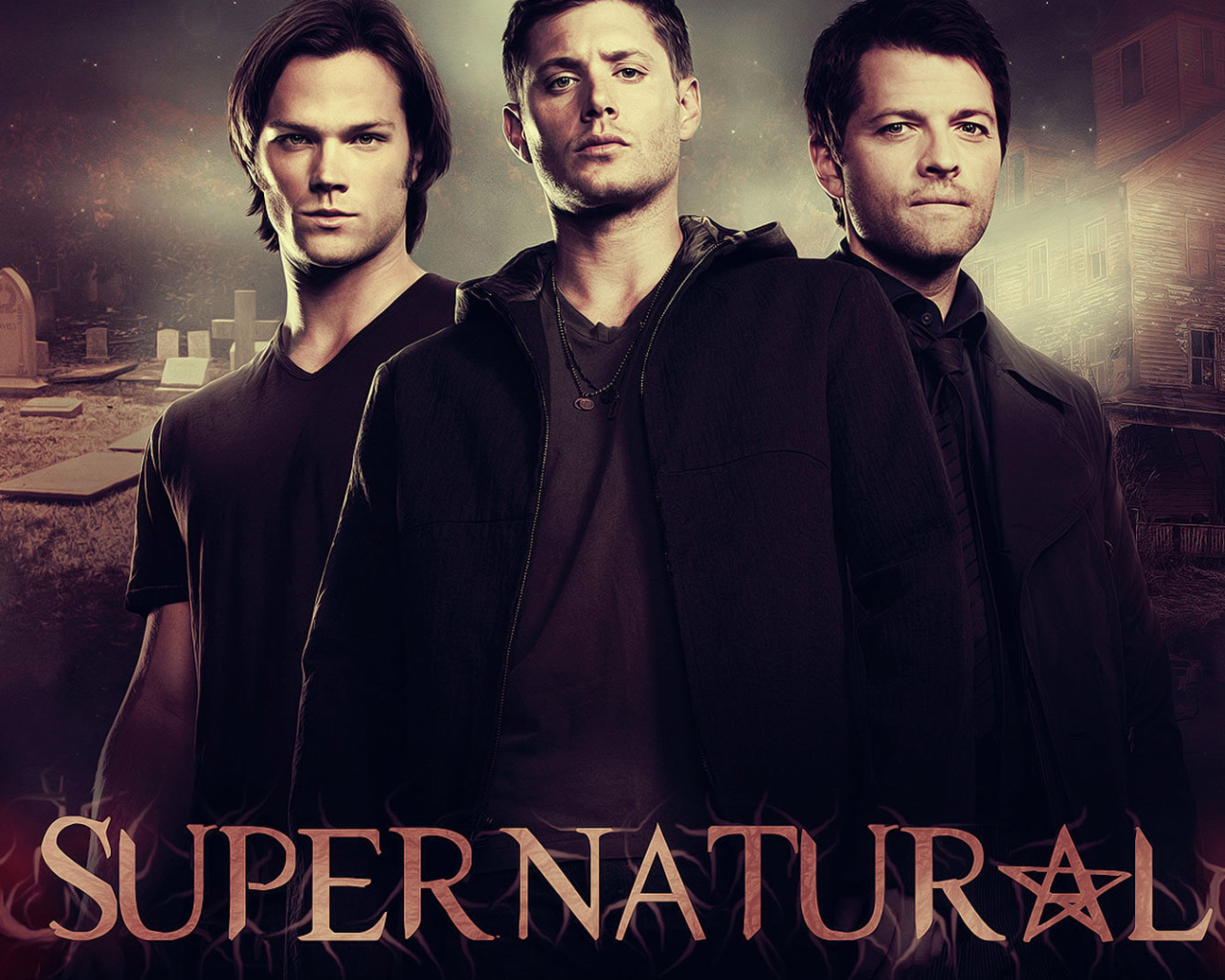 Герои из сериала Сверхъестественное
