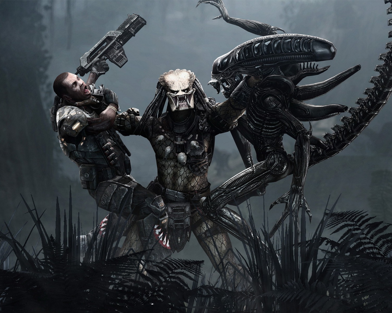 Битва чужого и хищника